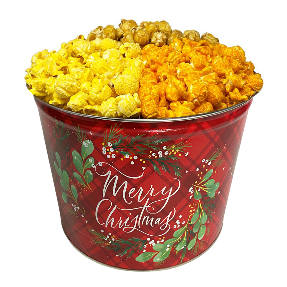 Everyone's Favorite Tin - 2 Gallon - Movie Theater, Caramel, and Cheddar