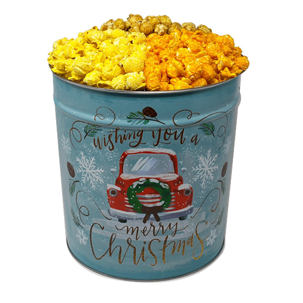 Everyone's Favorite Tin - 3.5 Gallon - Movie Theater, Caramel, and Cheddar