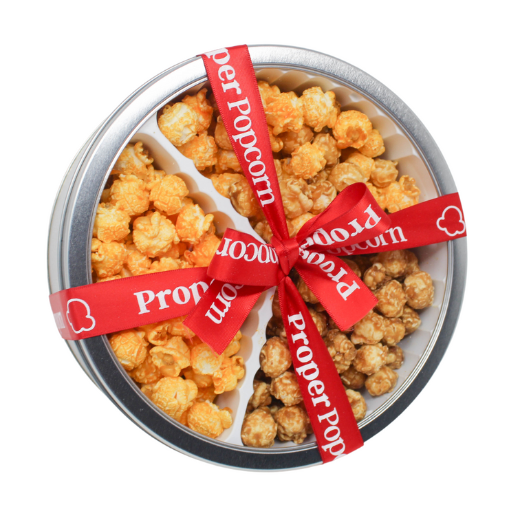 Everyone's Favorite Gift Tin - Movie Theater, Caramel, and Cheddar